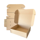 Caja de cartón auto armable medidas 25x25x8